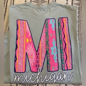 Light Blue Long Sleeve Women's Top